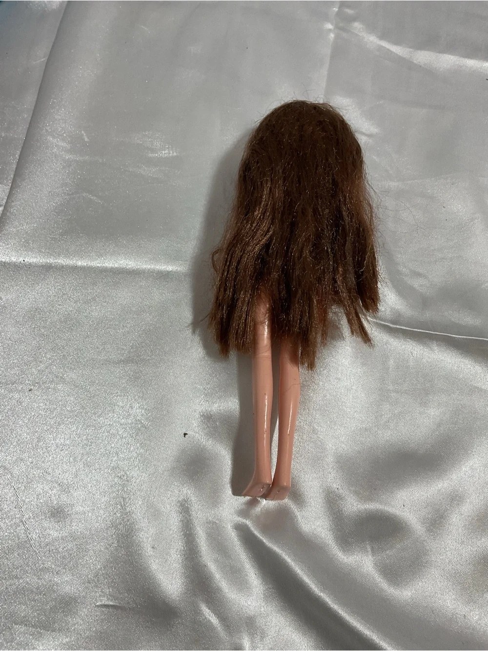 Brown-Haired Fashion Doll with Pink Plaid Shirt and Rust Skirt - Kids Toys